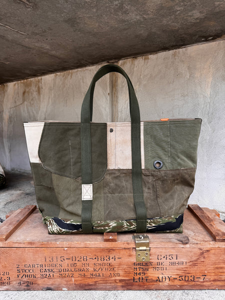 Patchwork Boat Tote
