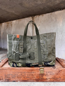Green Canvas Boat Tote