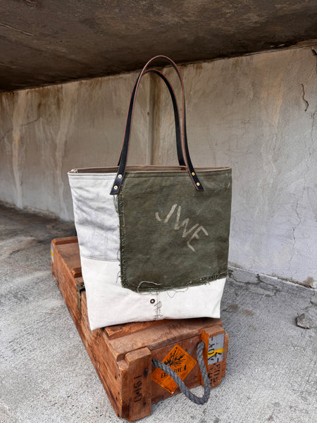 “JWE” Patchwork Every Day Tote