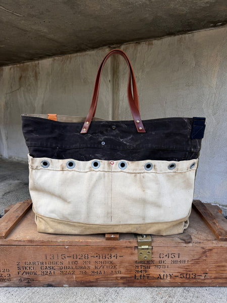 Blue/White Boat Tote