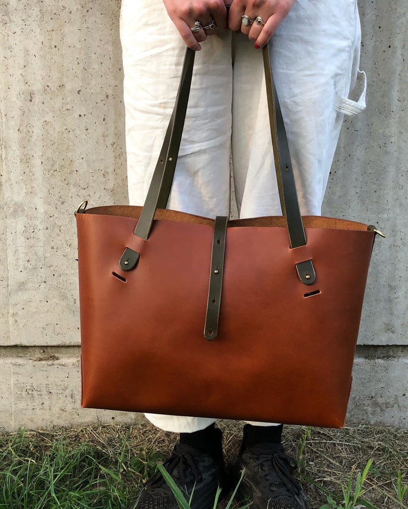 Buttero Tote with Adjustable Handles – Laszlo's Leather