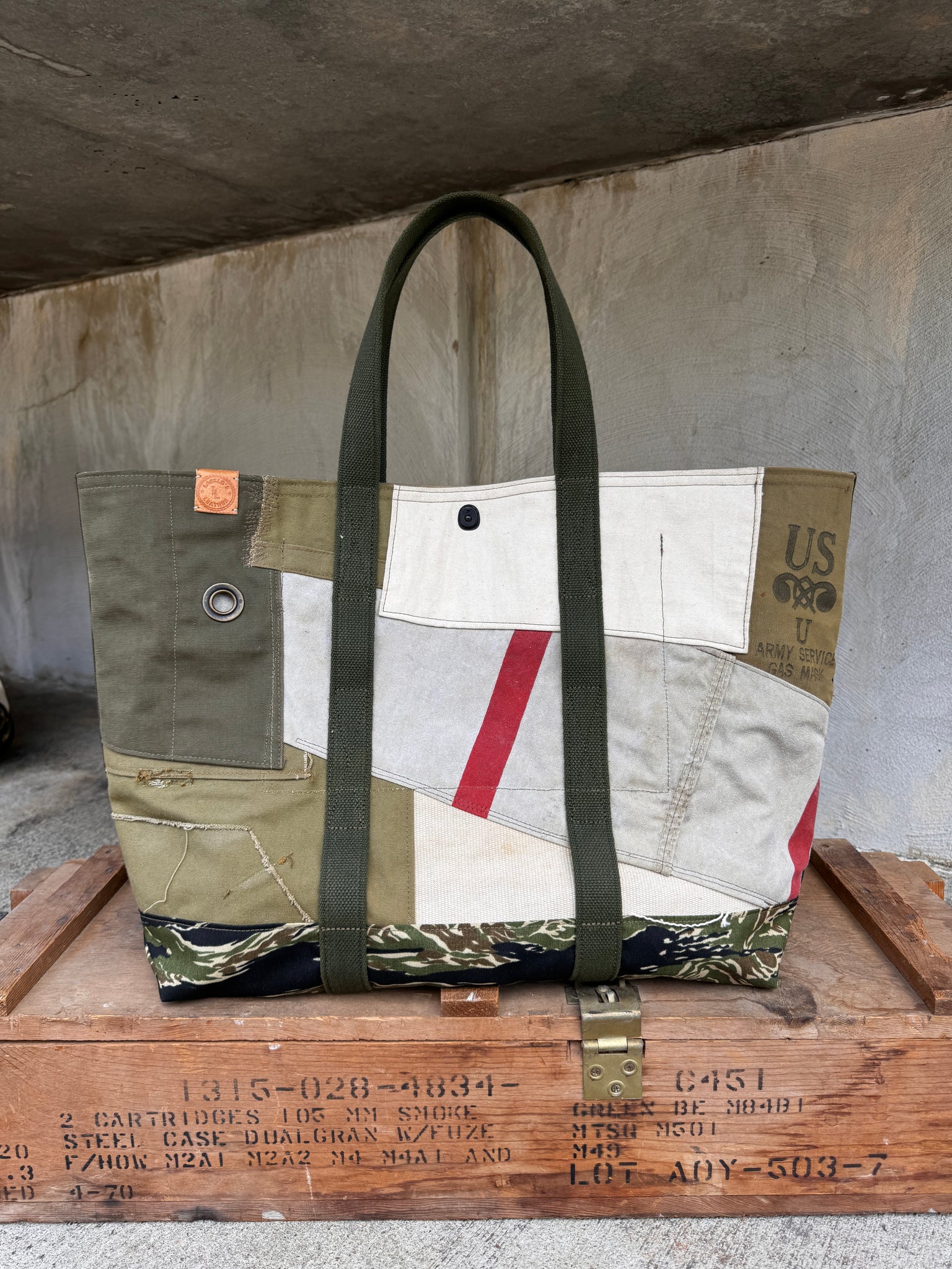 Patchwork Boat Tote
