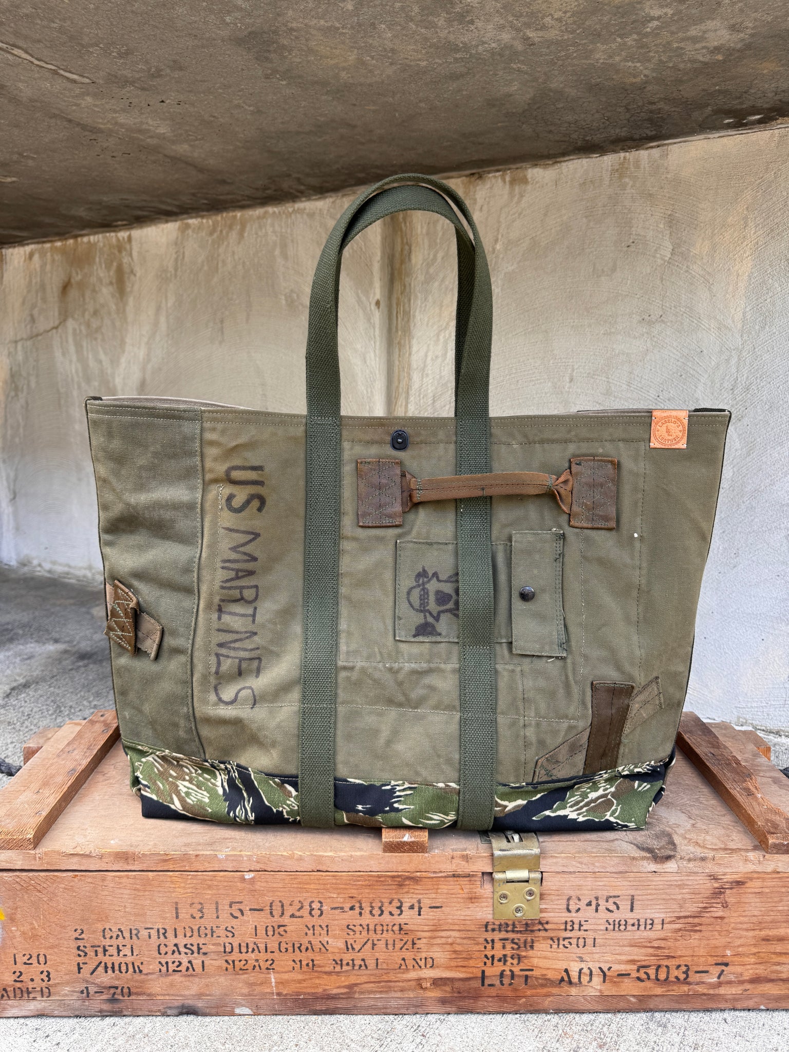 ‘US Marines’ Vietnam Boat Tote