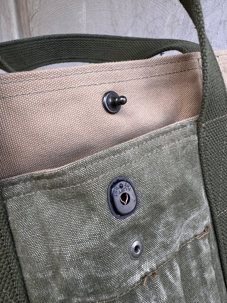 Green Canvas Boat Tote