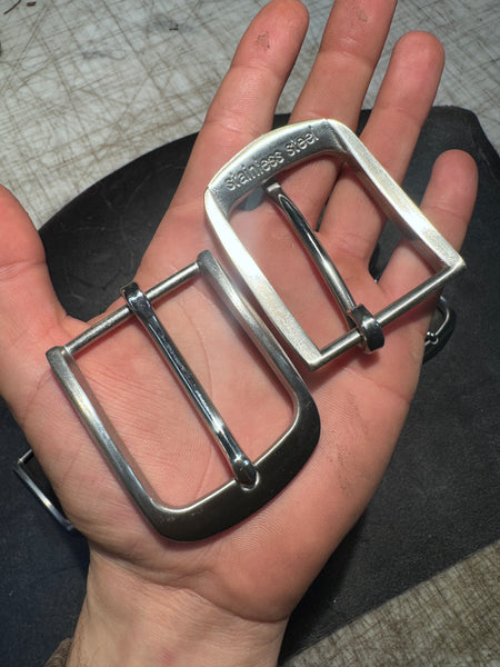 1.5” Stainless Steel Belt Buckles (10x)