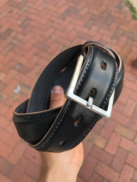 Raised and Stitched Dress Belt